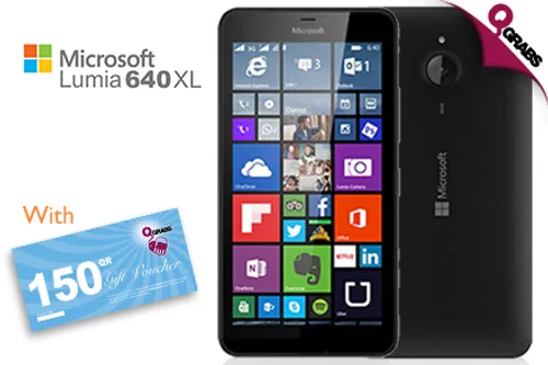 From QR265 Get a Microsoft Lumia Phone - PLUS a Free Nokia 130 OR Qgrabs.com Store Credit! (Up to QR838 Value)